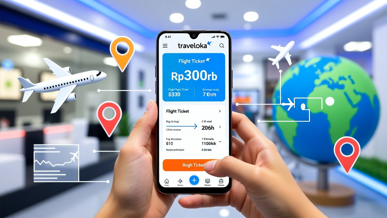 Cara Dapat Tiket Pesawat Murah Mulai Rp300rb di Traveloka 2026: Tips Promo & Early Booking