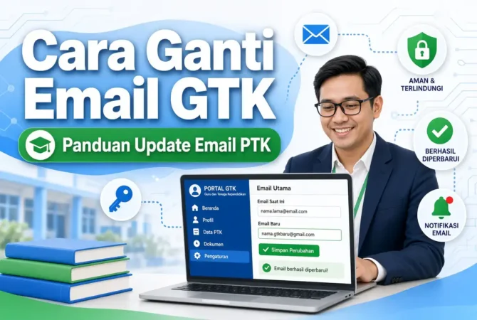 Cara Ganti Email GTK: Panduan Update Email PTK