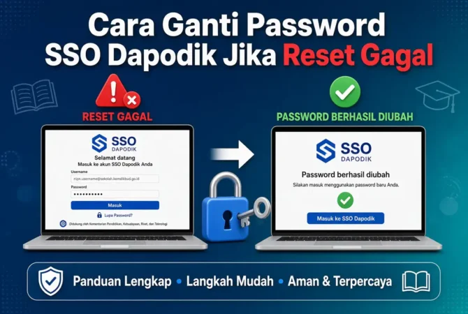 Cara Ganti Password SSO Dapodik Jika Reset Gagal