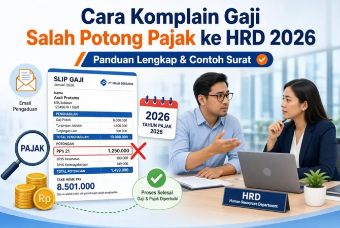 Cara Komplain Gaji Salah Potong Pajak ke HRD 2026