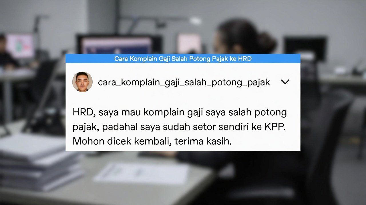 Cara Komplain Gaji Salah Potong Pajak ke HRD: Langkah Lengkap, Hak Karyawan & Tips 2026