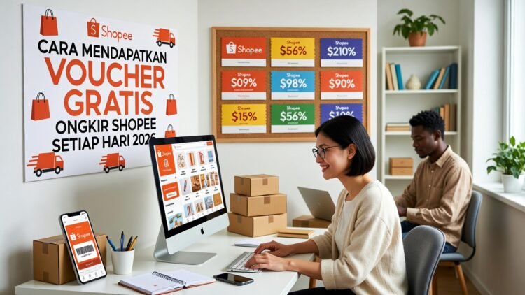 Cara Mendapatkan Voucher Gratis Ongkir Shopee Setiap Hari 2026: Tips Lengkap & Terbukti