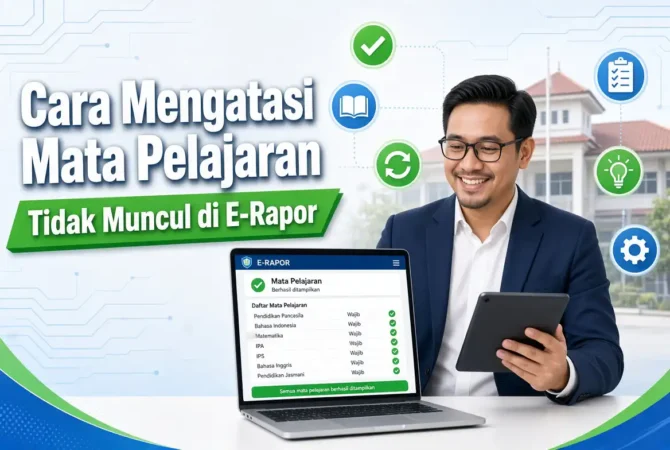 Cara Mengatasi Mata Pelajaran Tidak Muncul di E-Rapor