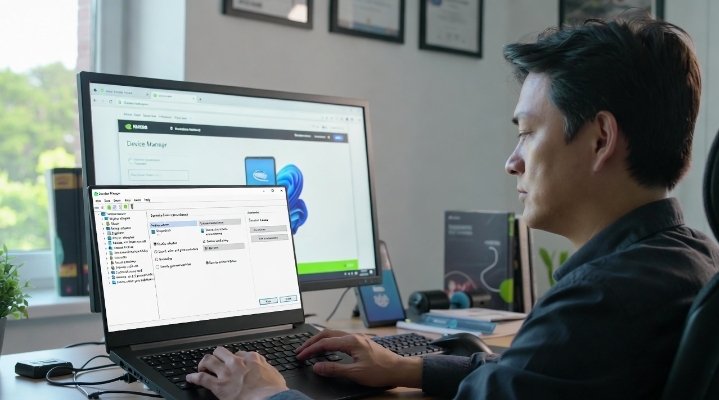 Panduan Lengkap Cara Update Driver Windows Secara Manual 2026: Langkah Aman Via Device Manager dan Situs Resmi