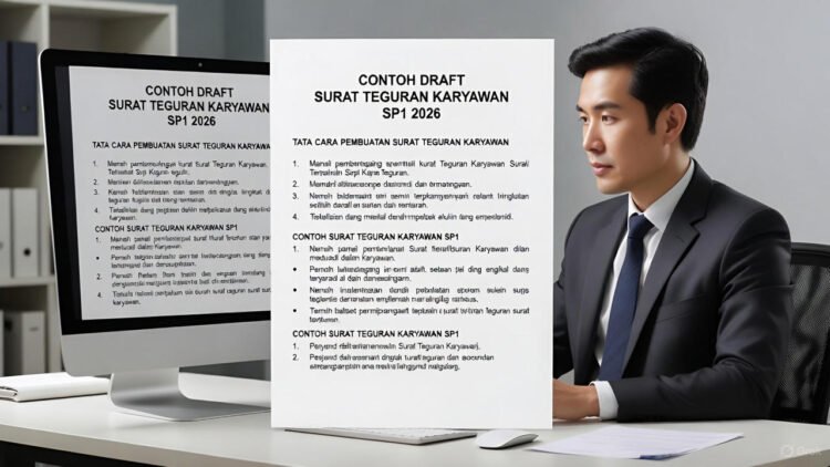 Contoh Draft Surat Teguran Karyawan SP1 2026: Format Resmi, Alasan, dan Tips Hukum