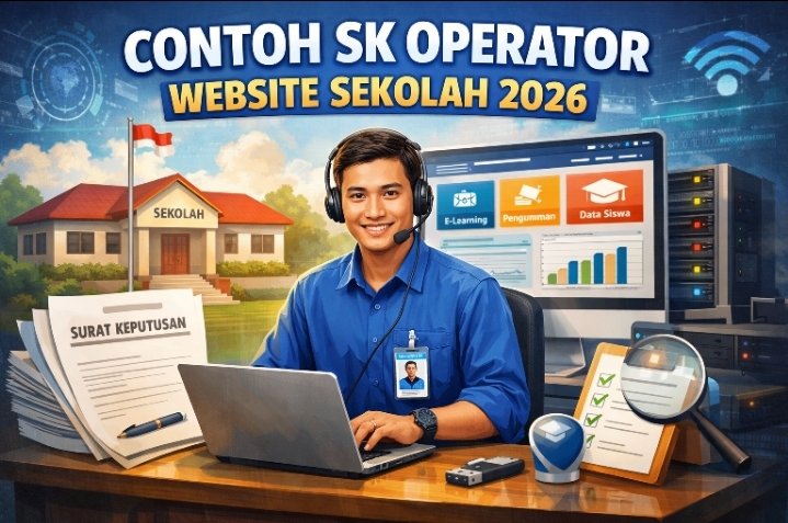 Contoh SK Operator Website Sekolah 2026: Tugas Pokok, Fungsi, dan Format Terbaru Kemendikbud