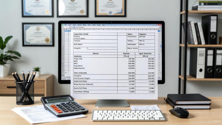 Contoh Slip Gaji dengan Potongan BPJS dan PPh 21 2026: Format Lengkap, Perhitungan, dan Analisis Take Home Pay