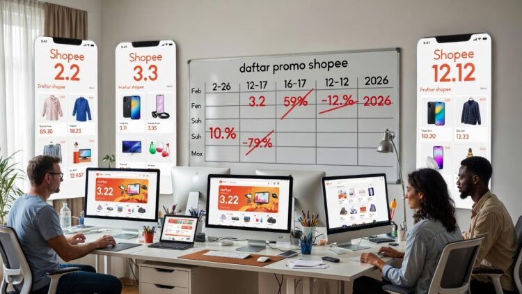 Daftar Promo Shopee 2.2, 3.3 hingga 12.12 2026: Tanggal Berapa Diskon Terbesar?