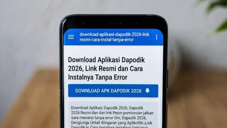 Download Aplikasi Dapodik 2026: Link Resmi, Cara Instal Tanpa Error & Update Terbaru