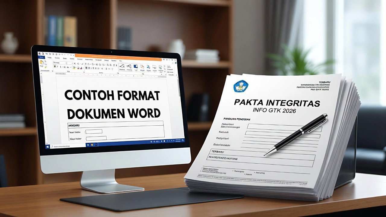 Download Format Pakta Integritas Info GTK 2026 Terbaru: Contoh Word & Panduan Resmi