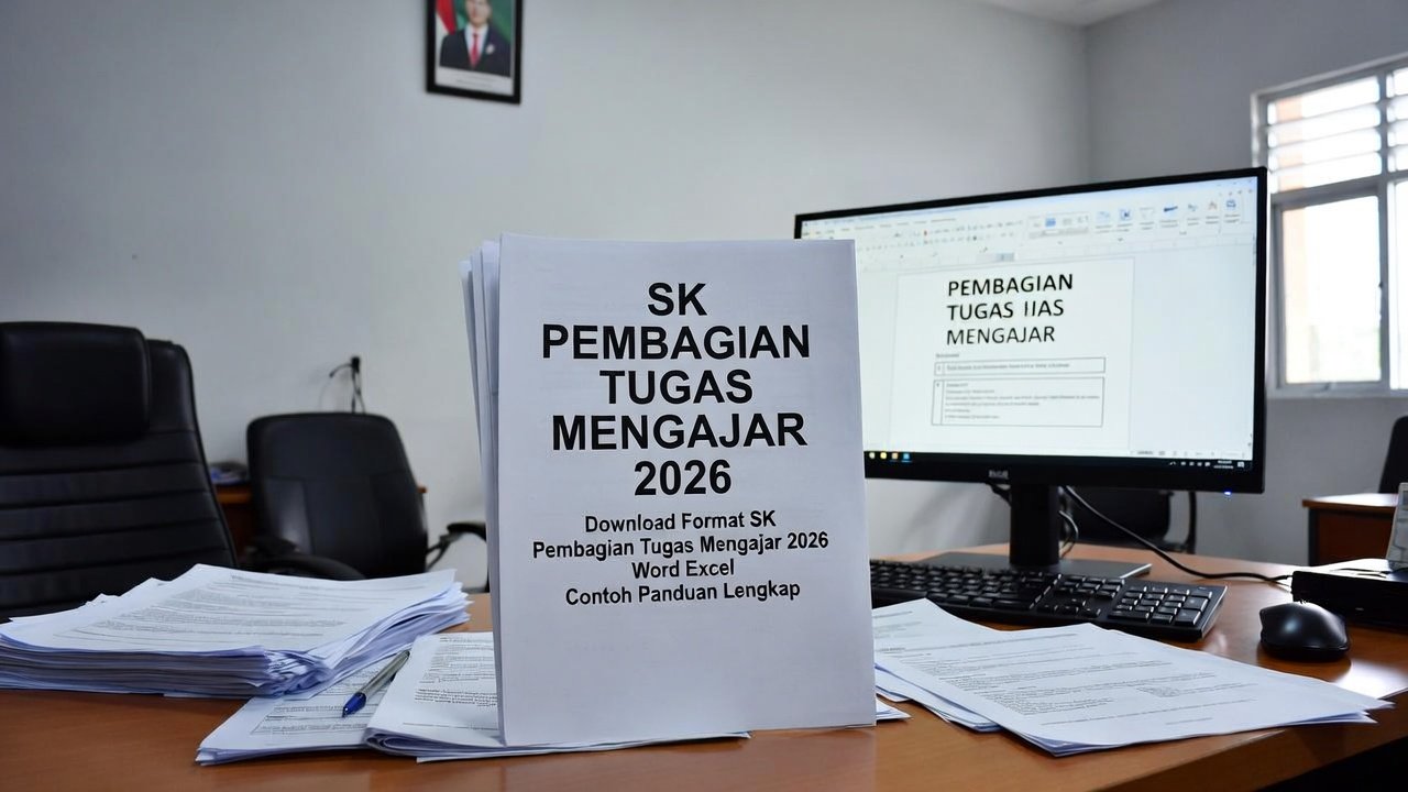 Download Format SK Pembagian Tugas Mengajar 2026 (Word & Excel): Contoh Lengkap & Panduan