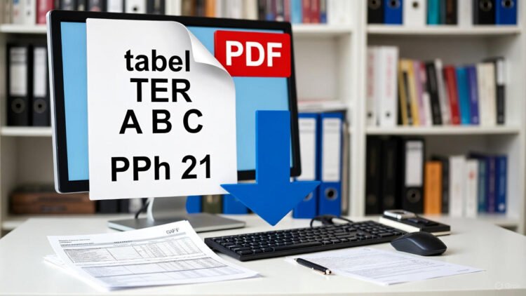 Download Tabel TER A B C PPh 21 PDF 2026 Resmi DJP: Panduan Lengkap, Contoh Perhitungan, dan Penjelasan Kategori
