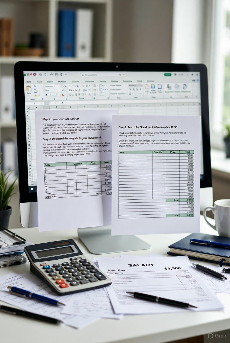 Download Template Tabel Stok Barang Otomatis Excel 2026 Gratis: Rumus Lengkap dan Contoh Praktis