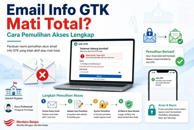 Email Info GTK Mati Total? Cara Pemulihan Akses Lengkap