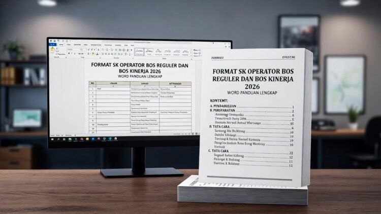 Format SK Operator BOS Reguler dan BOS Kinerja 2026 (Word): Contoh Lengkap & Panduan Resmi