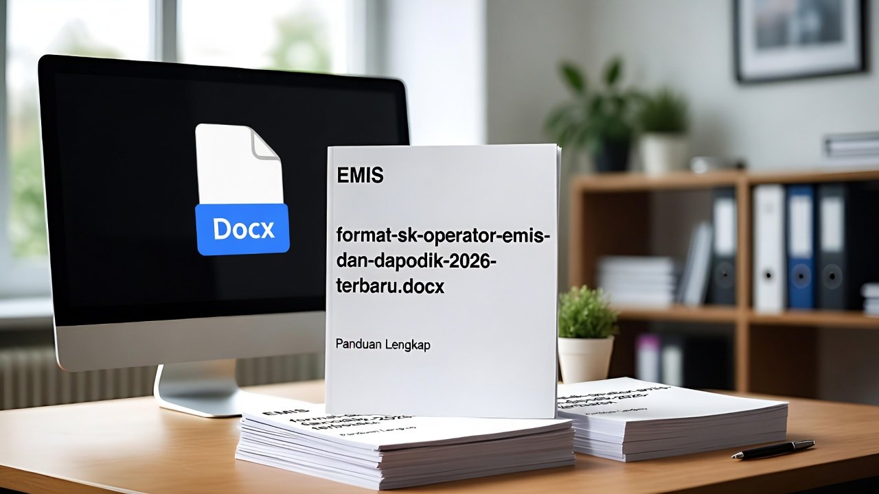Format SK Operator EMIS dan Dapodik 2026 Terbaru (Docx): Contoh Lengkap & Panduan Lengkap