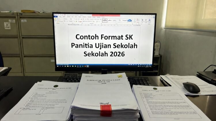 Format SK Panitia Ujian Sekolah 2026 (Word) Terbaru: Contoh Lengkap & Panduan Resmi