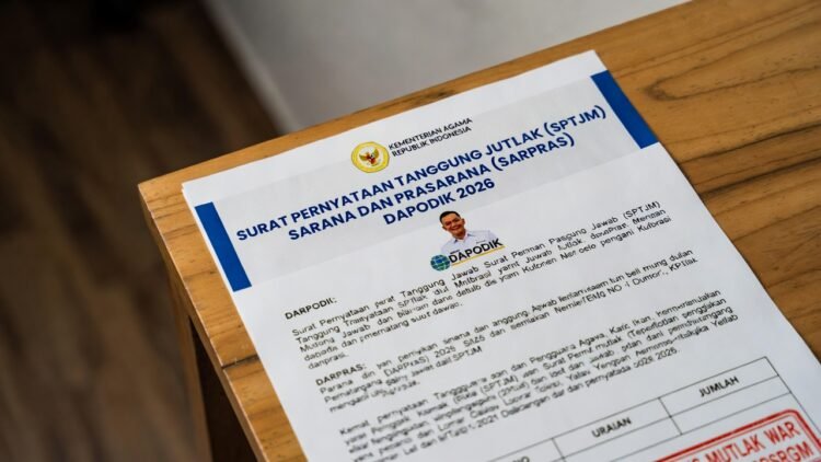 Format Surat Pernyataan Tanggung Jawab Mutlak (SPTJM) Sarpras Dapodik 2026: Contoh & Cara Pengisian