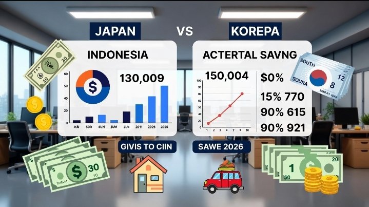 Gaji TKI Jepang vs Korea 2026: Perbandingan Lengkap, Mana Lebih Cepat Kaya?