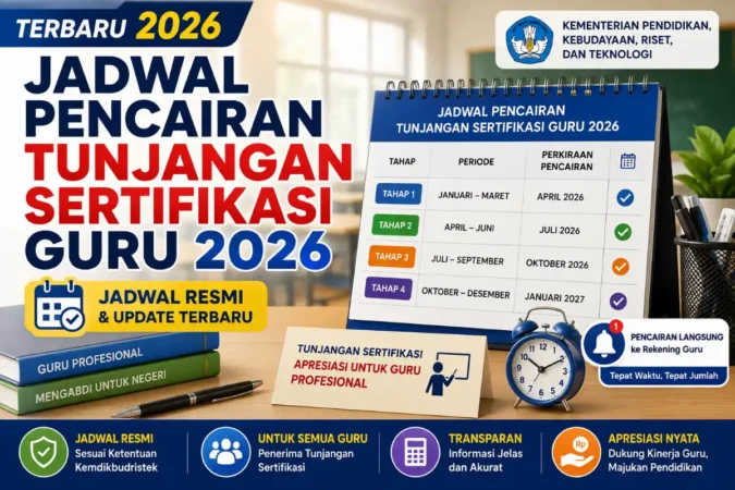 Jadwal Pencairan Tunjangan Sertifikasi Guru 2026 Terbaru