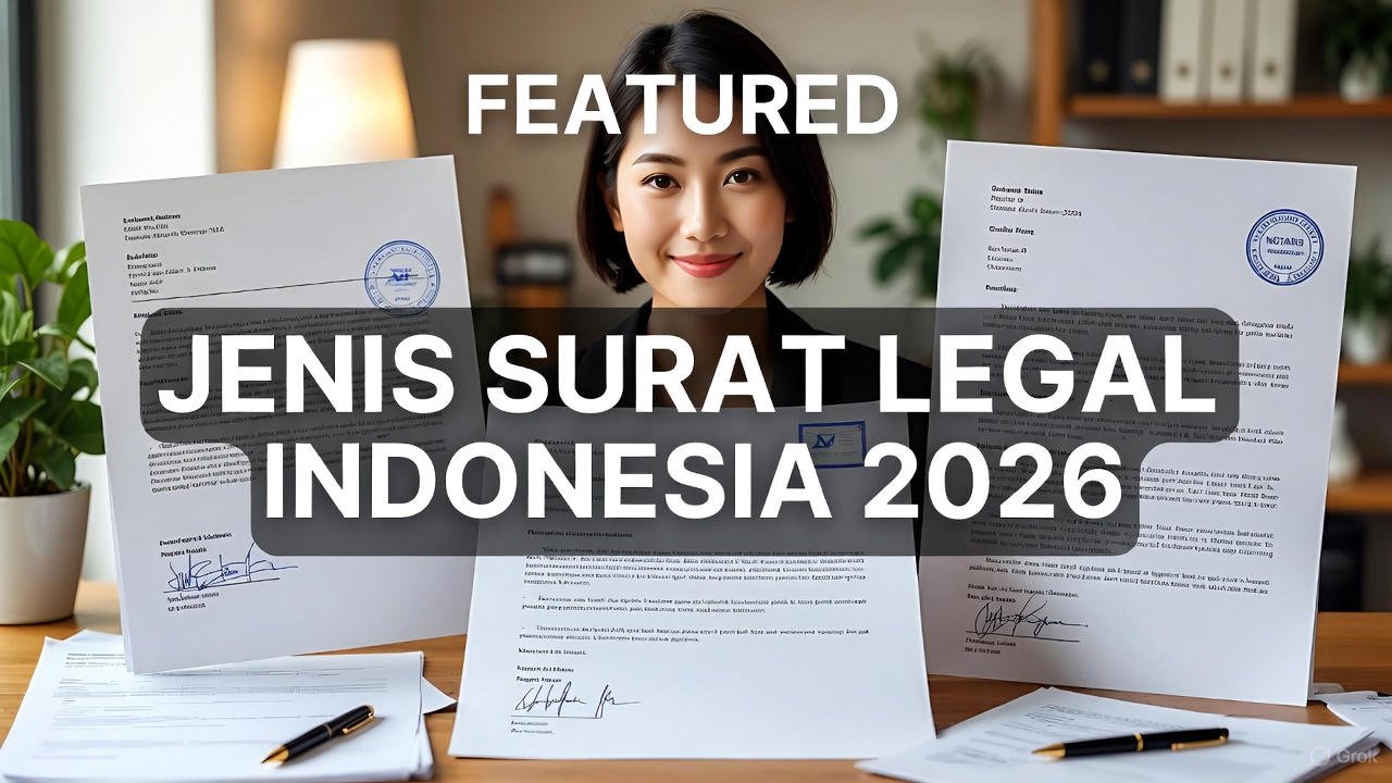 Jenis Surat Legal Indonesia 2026: Panduan Lengkap, Contoh Format, dan Tips Sah Hukum