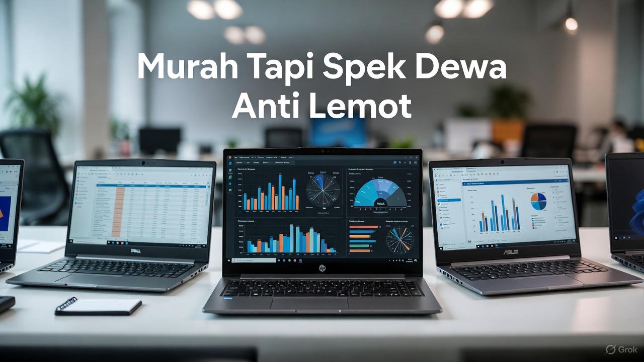 5 Laptop Murah Tapi Spek Dewa Anti Lemot untuk Admin dan Akuntan (Harga 5-7 Jutaan)