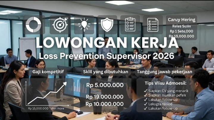 Lowongan Kerja Loss Prevention Supervisor 2026: Gaji, Skill, Tanggung Jawab & Tips Lamar