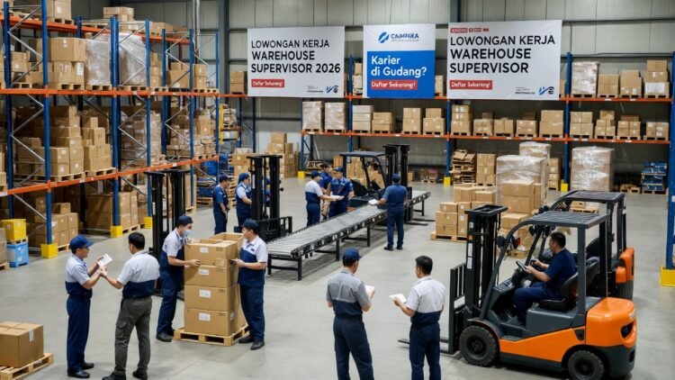 Lowongan Kerja Warehouse Supervisor 2026: Tugas, Gaji, Kualifikasi, dan Tips Melamar