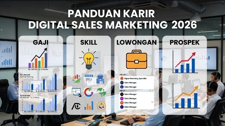 Panduan Karir Digital Sales & Marketing 2026: Gaji, Skill, Lowongan & Prospek di Indonesia