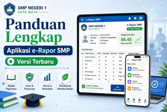 Panduan Lengkap Aplikasi e-Rapor SMP Versi Terbaru