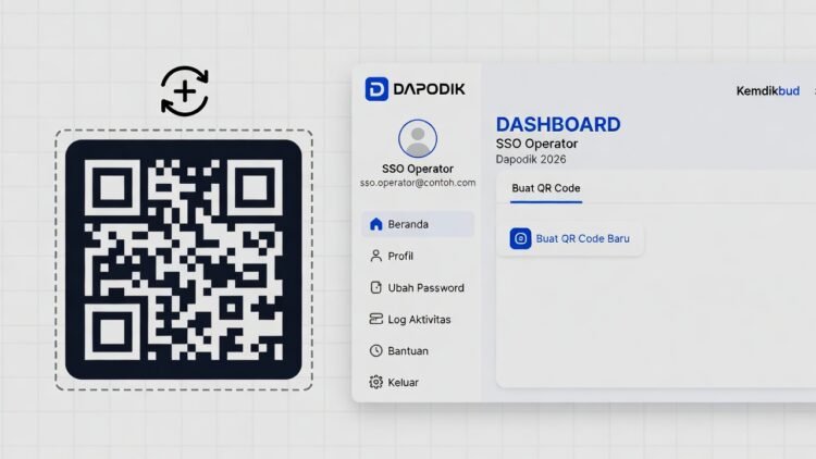 Cara Pembuatan QR Code Baru Autentikasi 2 Langkah Akun SSO Operator Dapodik 2026: Panduan Resmi 100% Berhasil