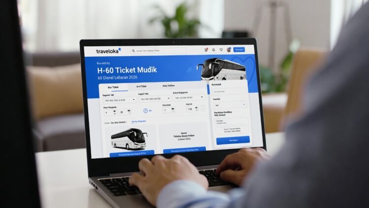 Pesan Tiket Bus Mudik Lebaran 2026 H-60 di Traveloka: Promo Hemat Rp50rb Ramadan Full Promo