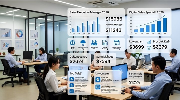 12 Posisi Sales Paling Populer 2026: Gaji, Skill, Lowongan & Prospek Karir di Indonesia