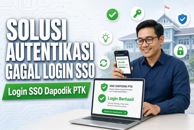 Solusi Autentikasi Gagal Login SSO Dapodik PTK