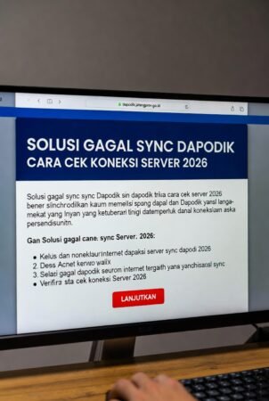 Solusi Gagal Sinkronisasi Dapodik: Cara Cek Koneksi Server 2026 – Panduan Lengkap