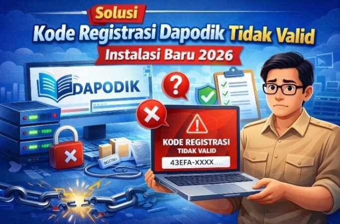 Solusi Kode Registrasi Dapodik Tidak Valid Saat Instalasi Baru 2026: Panduan Lengkap & Terbaru