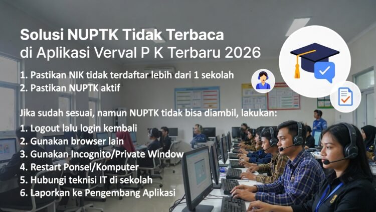 Solusi NUPTK Tidak Terbaca di Sistem Verval PTK Terbaru 2026: Panduan Lengkap Perbaikan Data Guru