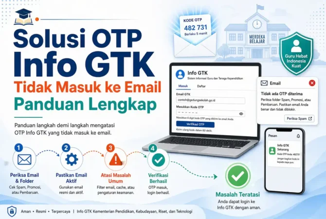 Solusi OTP Info GTK Tidak Masuk ke Email: Panduan Lengkap