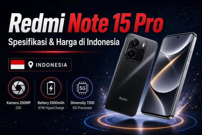 Spesifikasi dan Harga Redmi Note 15 Pro di Indonesia
