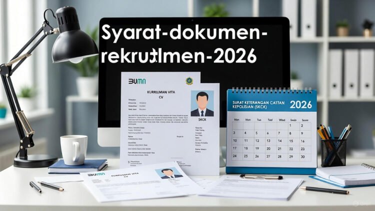 Syarat Dokumen Rekrutmen BUMN 2026: Ukuran Foto RBB, Format Surat Lamaran, SKCK & Template CV Lengkap