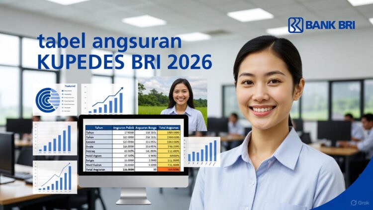 Tabel Angsuran Kupedes BRI 2026: Simulasi Cicilan Lengkap Pinjaman hingga Rp500 Juta