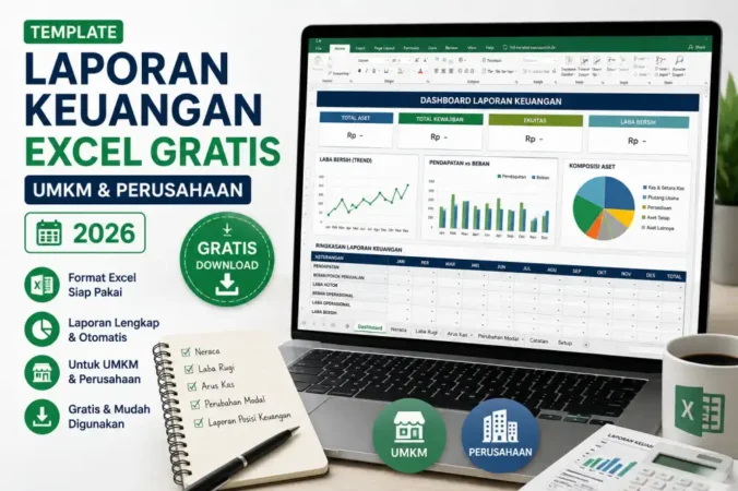 Template Laporan Keuangan Excel Gratis: UMKM & Perusahaan 2026