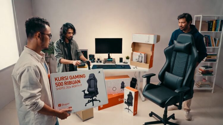 Unboxing & Review Kursi Gaming 500 Ribuan dari Shopee 2026: Worth It atau Tidak?