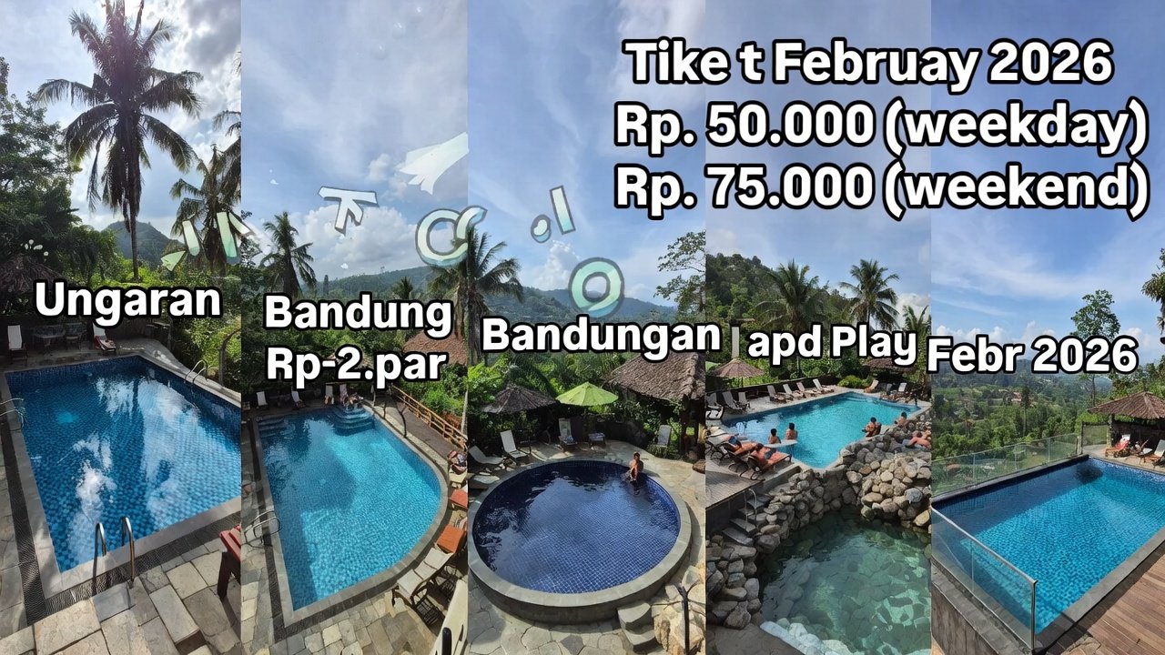 5 Kolam Renang Tersembunyi di Ungaran & Bandungan: Harga Tiket Masuk Terbaru Februari 2026