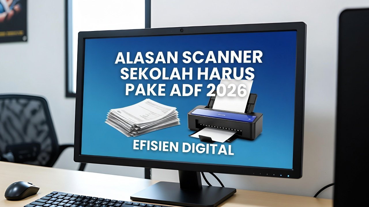Alasan Scanner Sekolah Harus Pakai ADF – Hemat Waktu & Efisien di Era Digital 2026