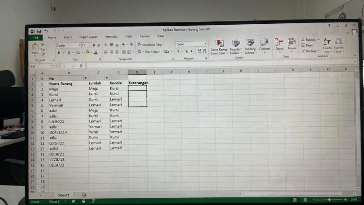 Aplikasi Inventaris Barang Sekolah Excel Gratis 2026 – Download & Cara Pakai Lengkap