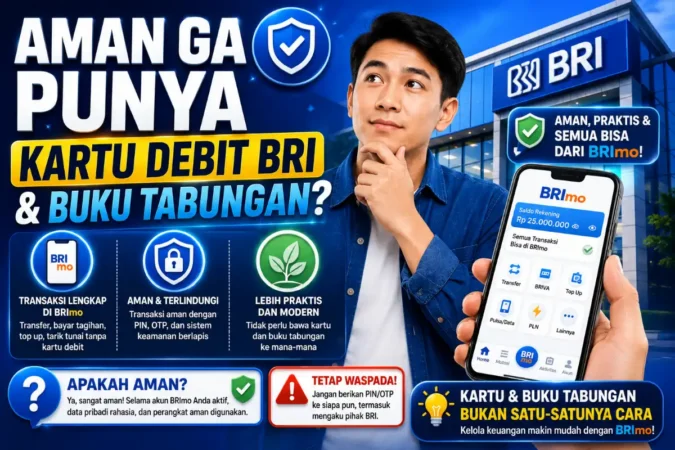 Aman Ga Punya Kartu Debit BRI & Buku Tabungan?
