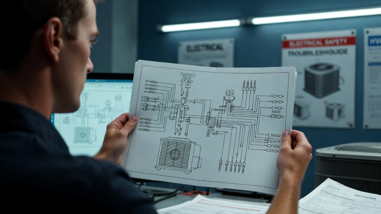 Cara Baca Skema Kelistrikan Outdoor AC Mati Total: Panduan Troubleshooting Lengkap 2026