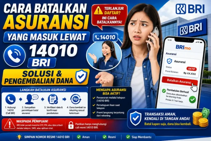 Cara Batalkan Asuransi yang Masuk Lewat Telepon 14010 BRI – Solusi & Pengembalian Dana