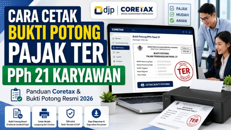 Cara Cetak Bukti Potong Pajak TER PPh 21 Karyawan
